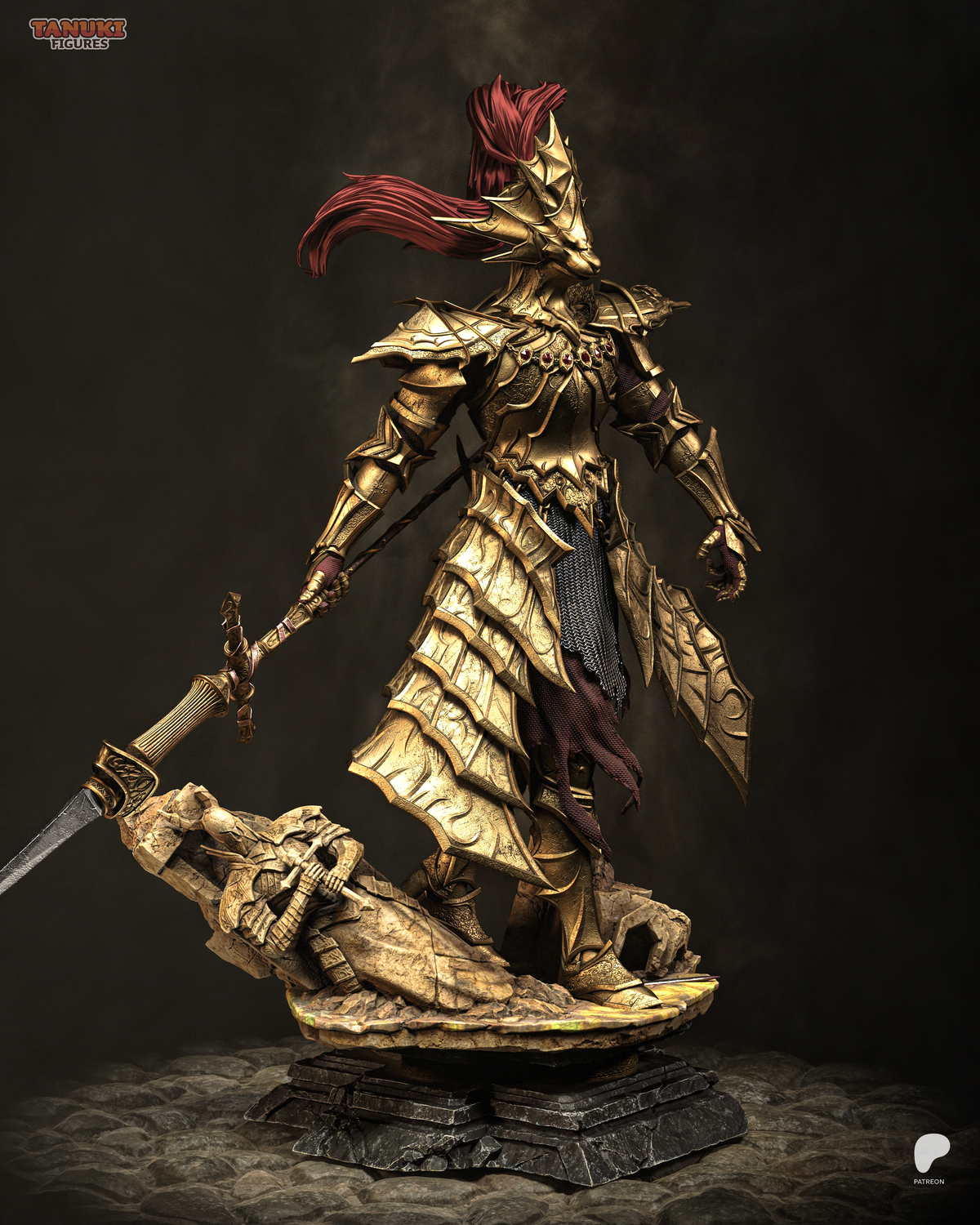Tanuki Figures Ornstein - Dark Souls