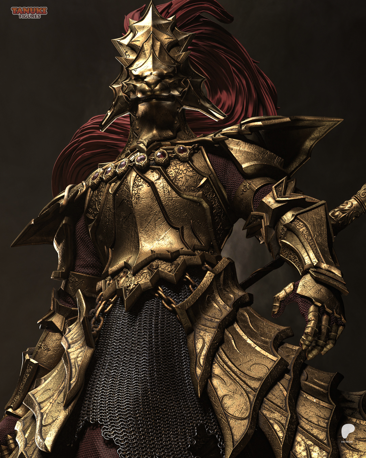 Tanuki Figures Ornstein - Dark Souls
