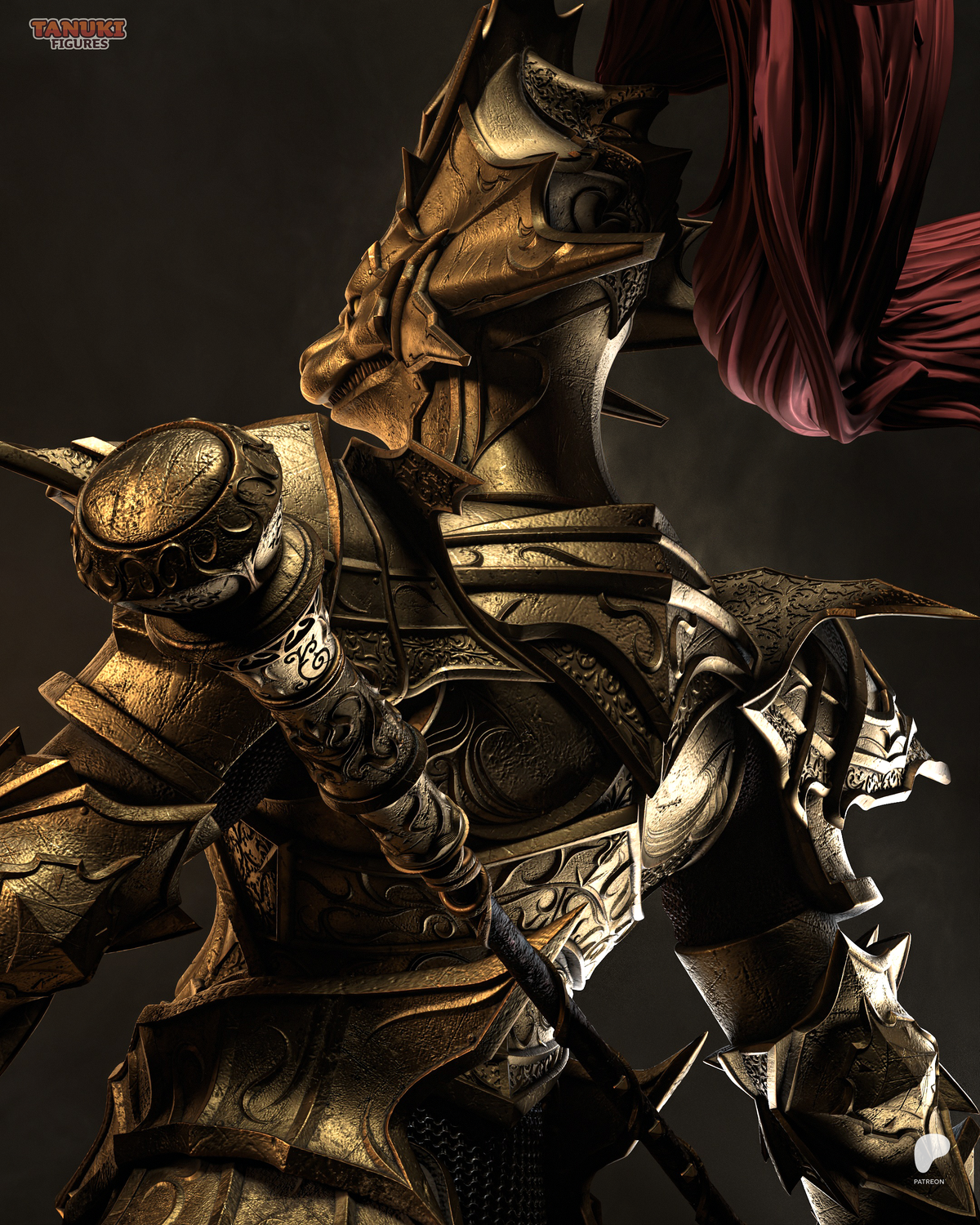 Tanuki Figures Ornstein - Dark Souls