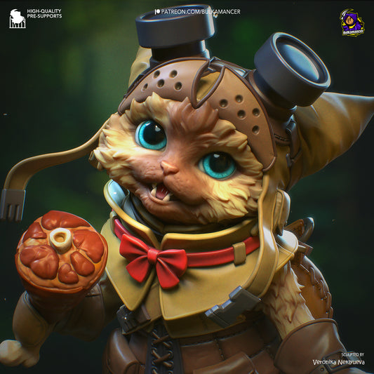Bulkamancer Sculps Palico and Toad - Monster Hunter Wilds