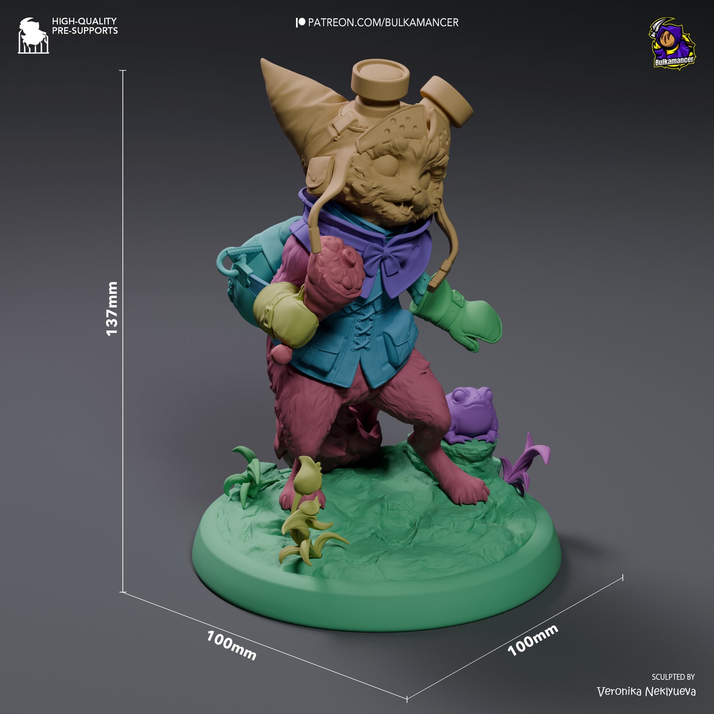 Bulkamancer Sculps Palico and Toad - Monster Hunter Wilds