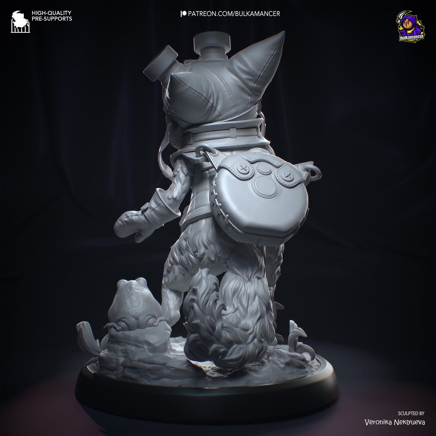 Bulkamancer Sculps Palico and Toad - Monster Hunter Wilds
