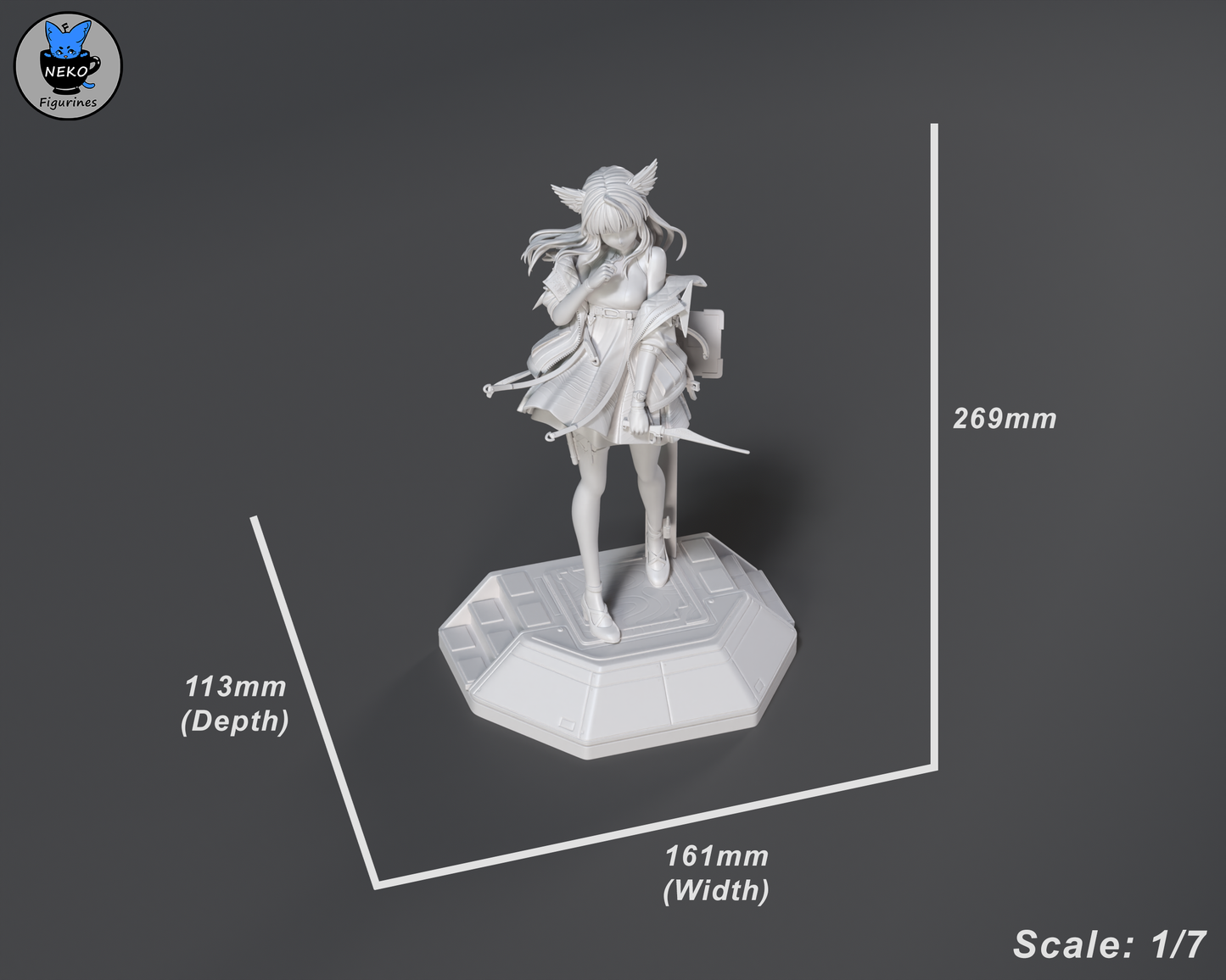 Neko Figurines Perlica - Arknights Enfield