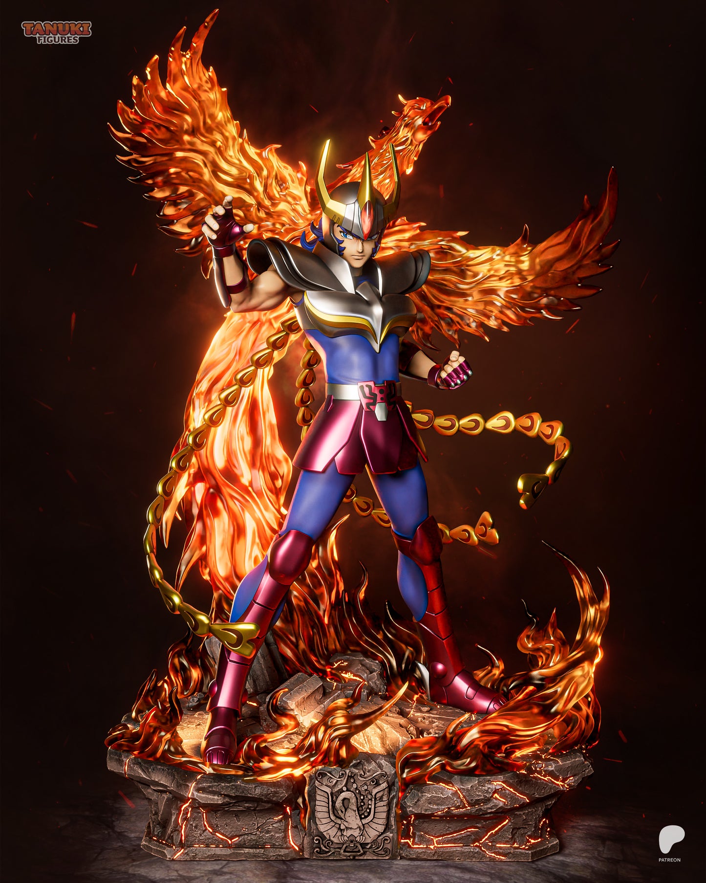 Tanuki Figures Phoenix Ikki - Saint Seiya