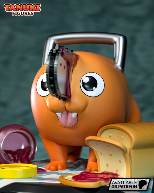 Tanuki Figures Pochita - Chainsaw man