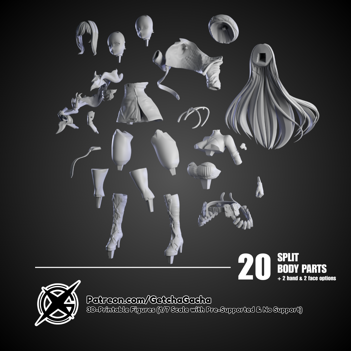 Getcha Gacha Rapi & Redhood - Goddess of Victory: Nikke