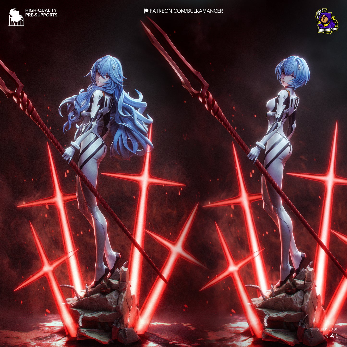 Bulkamancer Sculps Rei - Evangelion