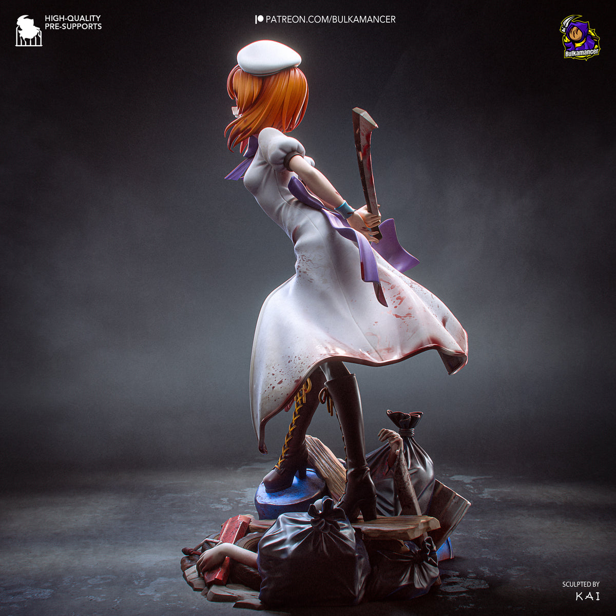 Bulkamancer Sculps Rena Ryugu - Higurashi No Naku Koro Ni
