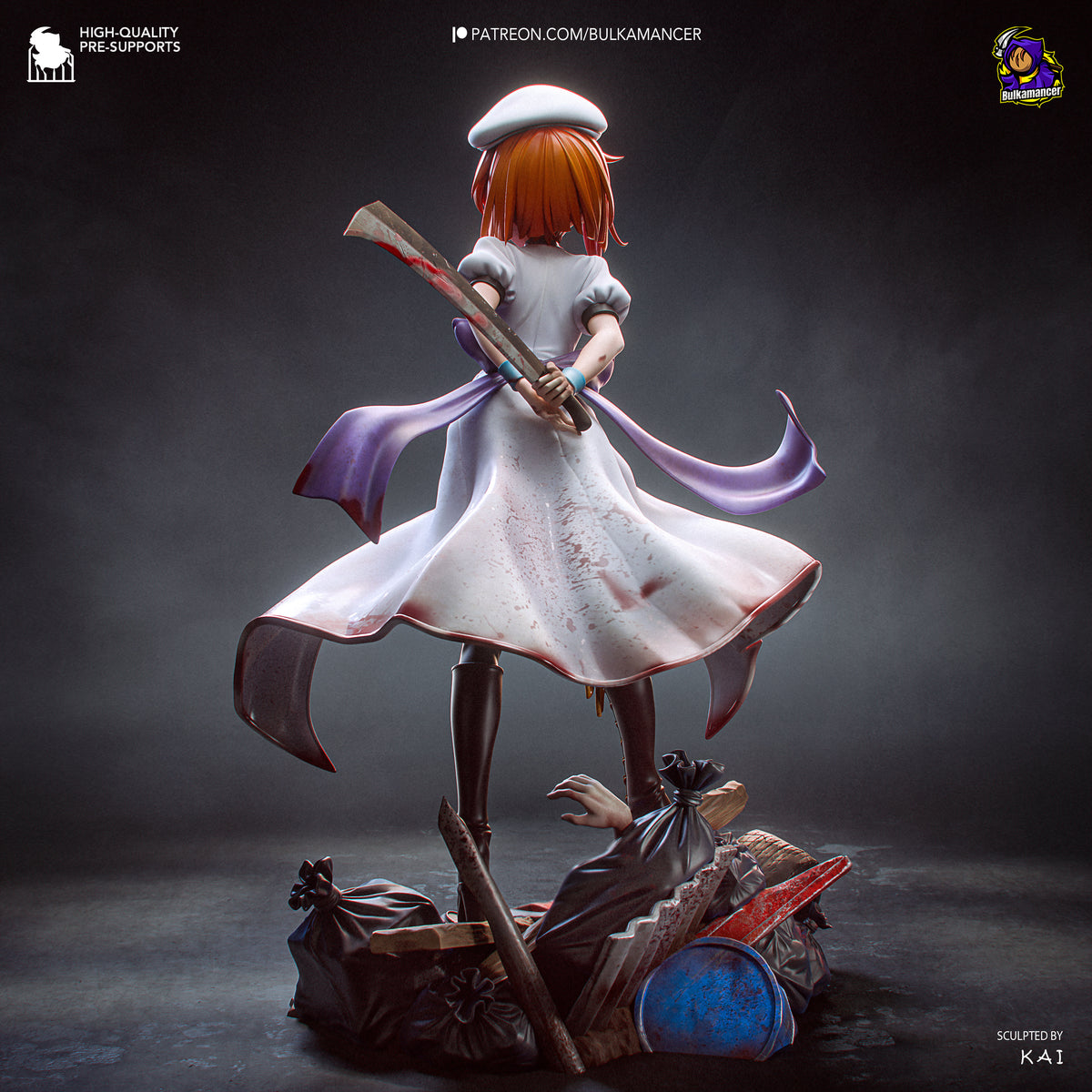Bulkamancer Sculps Rena Ryugu - Higurashi No Naku Koro Ni