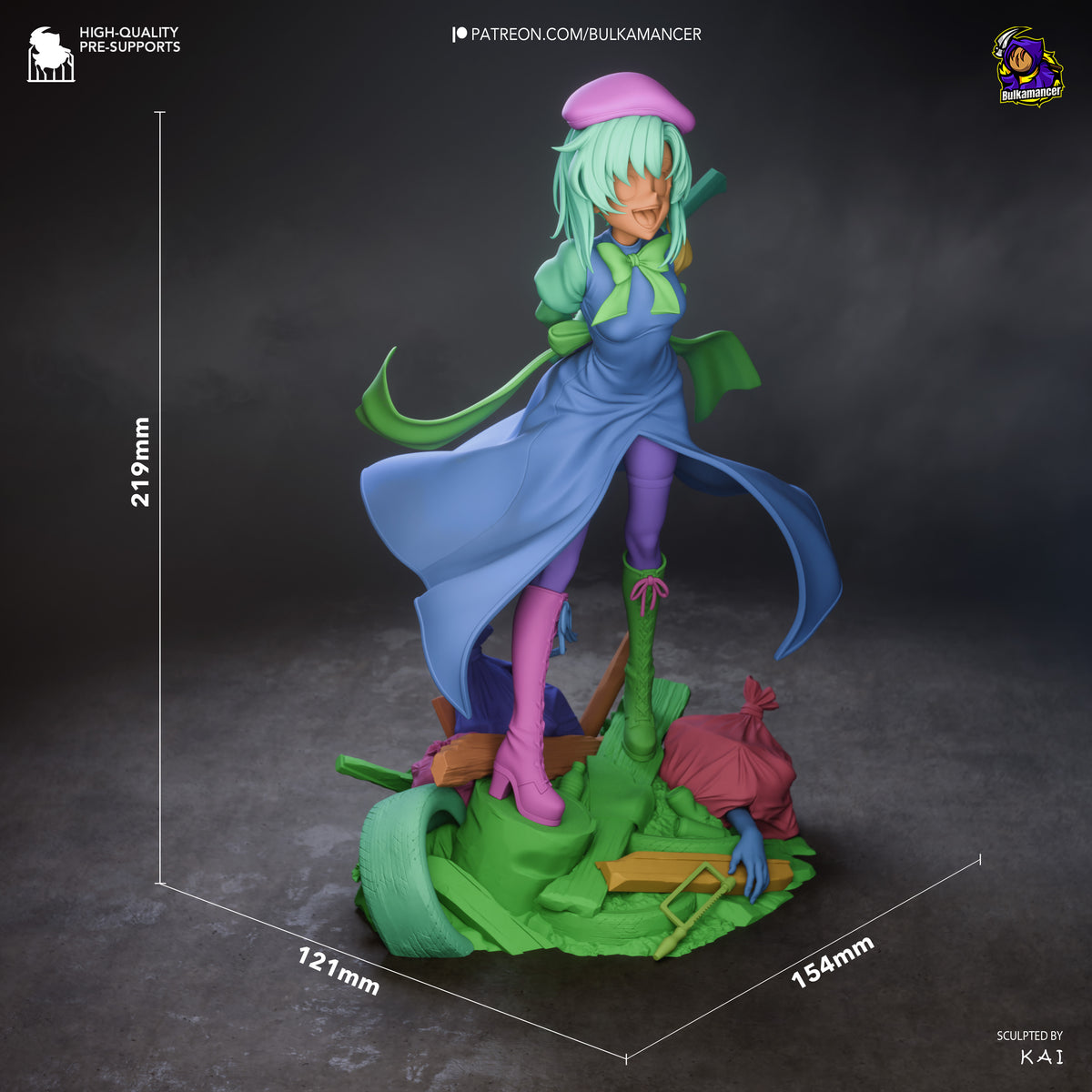 Bulkamancer Sculps Rena Ryugu - Higurashi No Naku Koro Ni