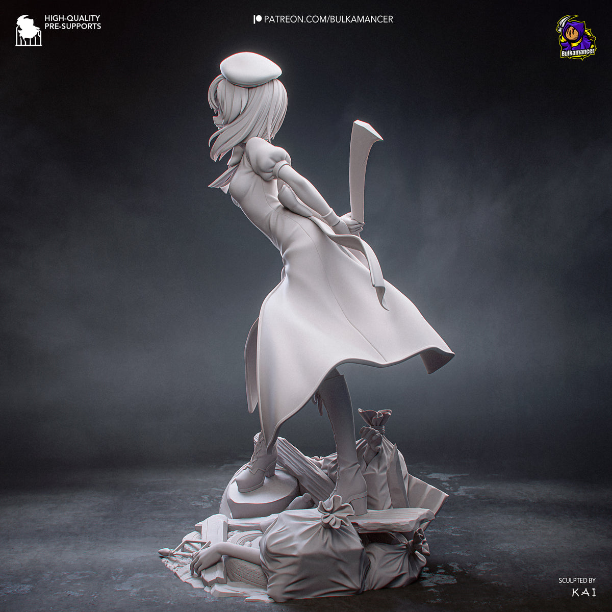 Bulkamancer Sculps Rena Ryugu - Higurashi No Naku Koro Ni