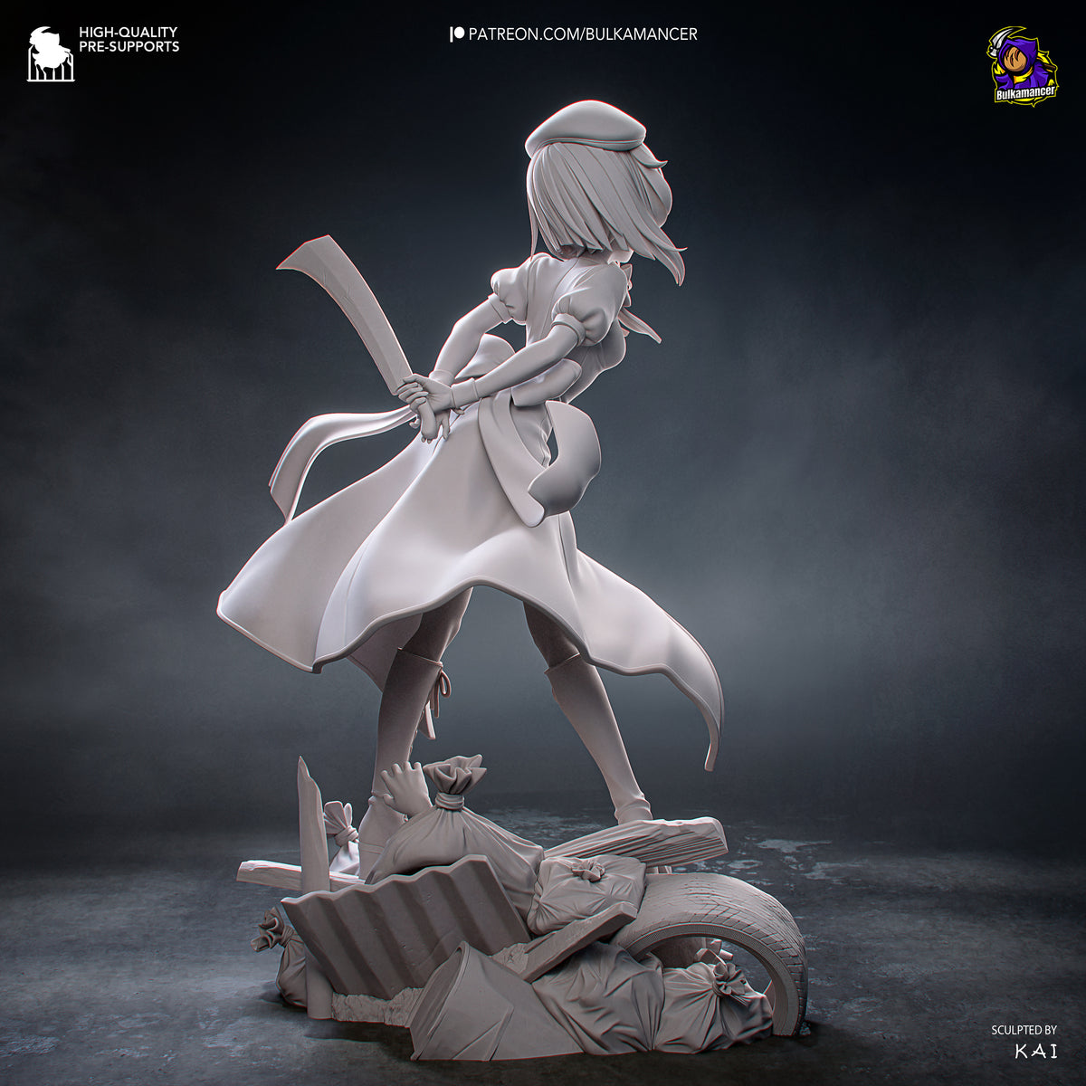 Bulkamancer Sculps Rena Ryugu - Higurashi No Naku Koro Ni