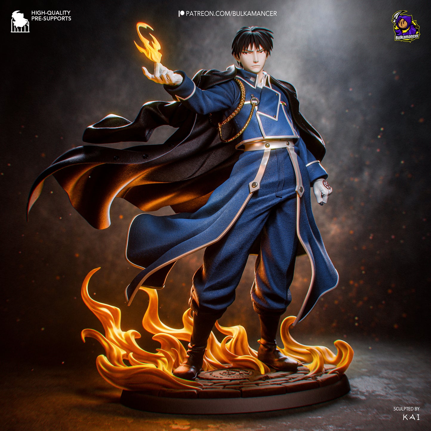 Bulkamancer Sculps Roy Mustang - Fullmetal Alchemist