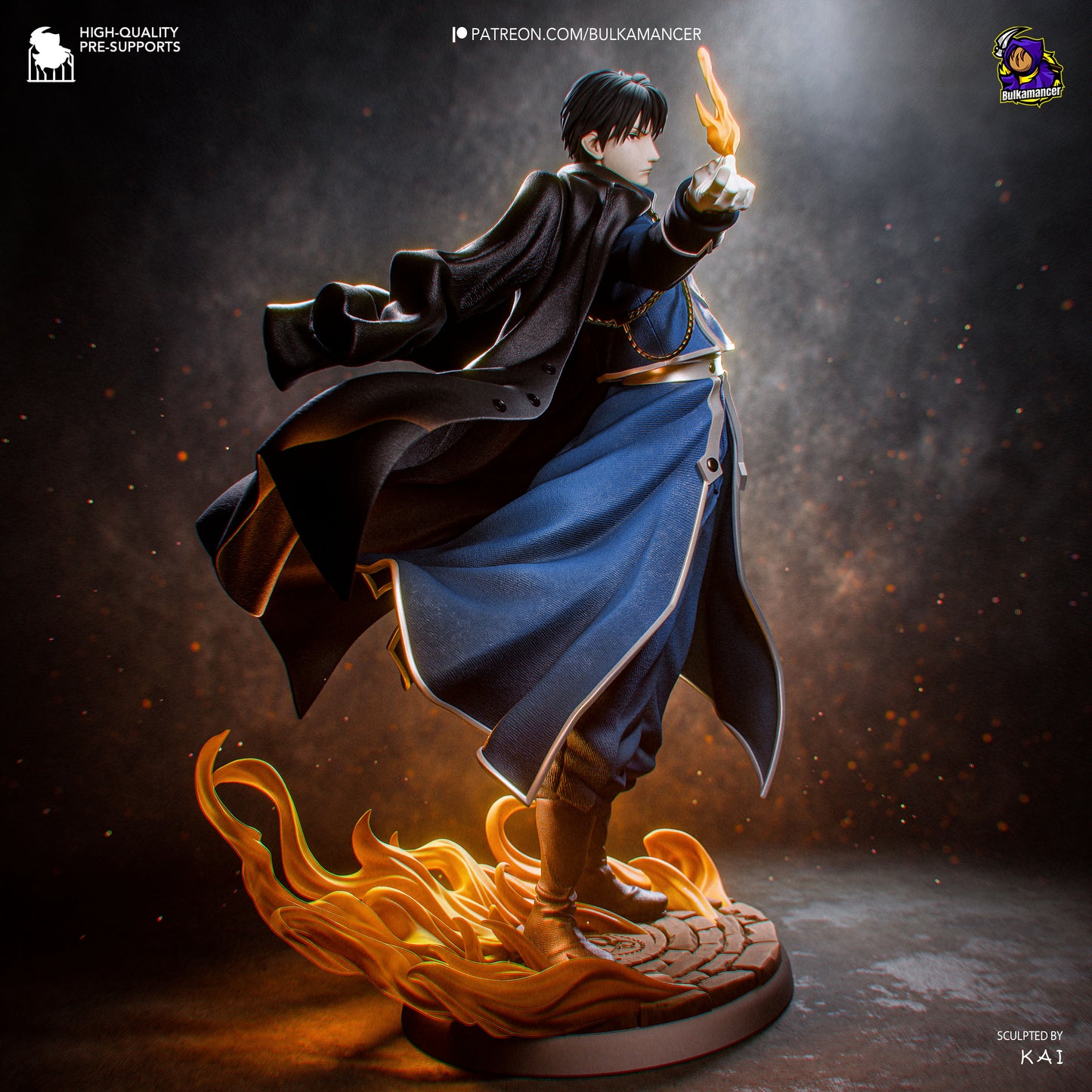 Bulkamancer Sculps Roy Mustang - Fullmetal Alchemist