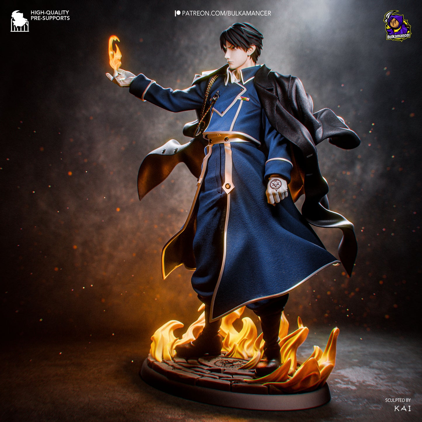 Bulkamancer Sculps Roy Mustang - Fullmetal Alchemist