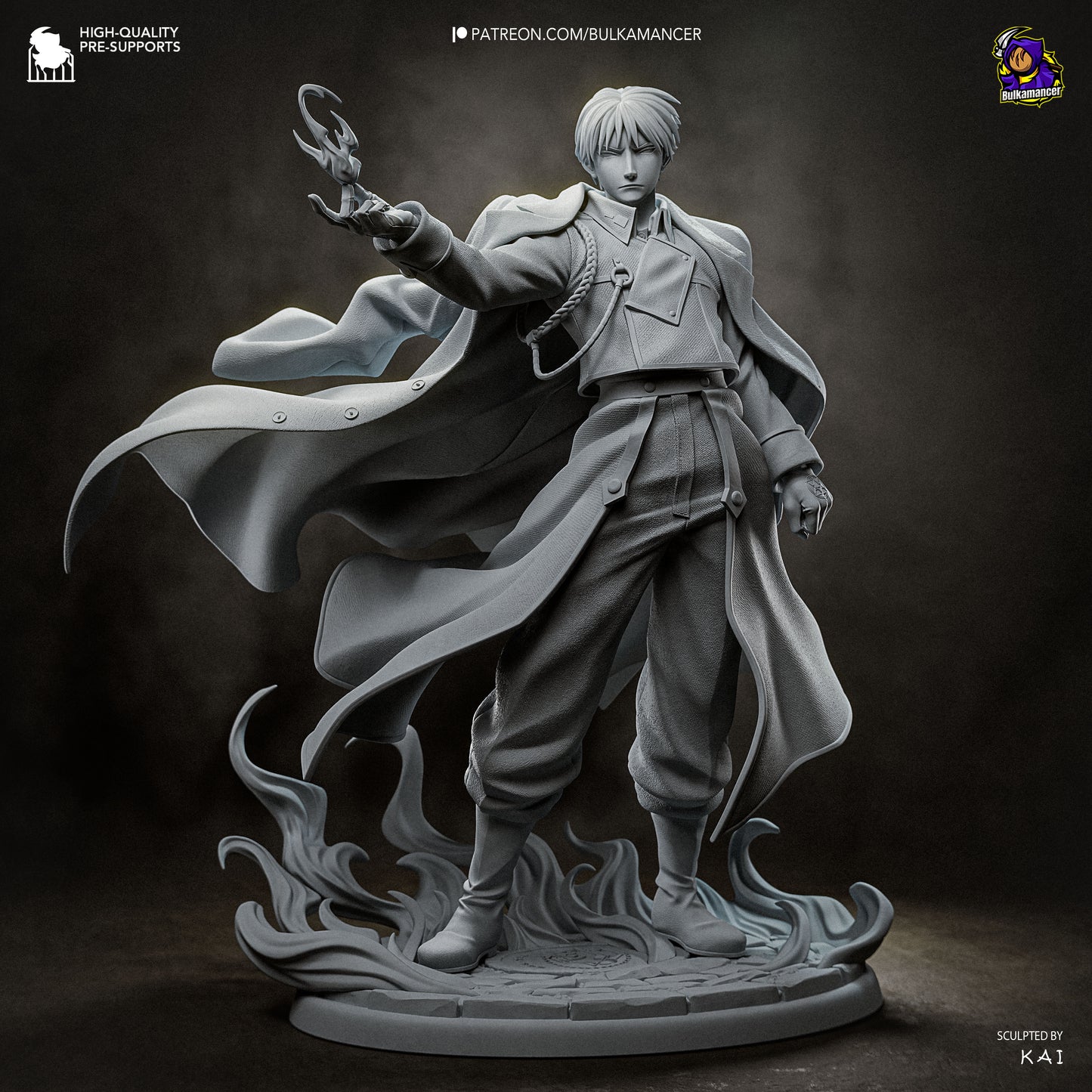 Bulkamancer Sculps Roy Mustang - Fullmetal Alchemist