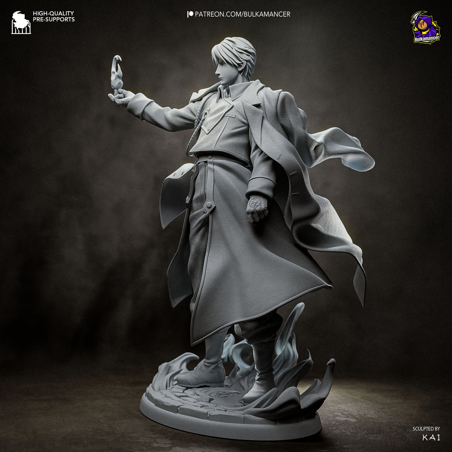 Bulkamancer Sculps Roy Mustang - Fullmetal Alchemist