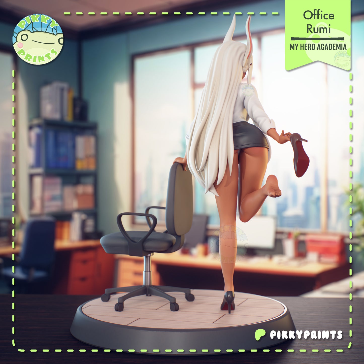 Pikky Prints Office Lady Rumi - My Hero Academia