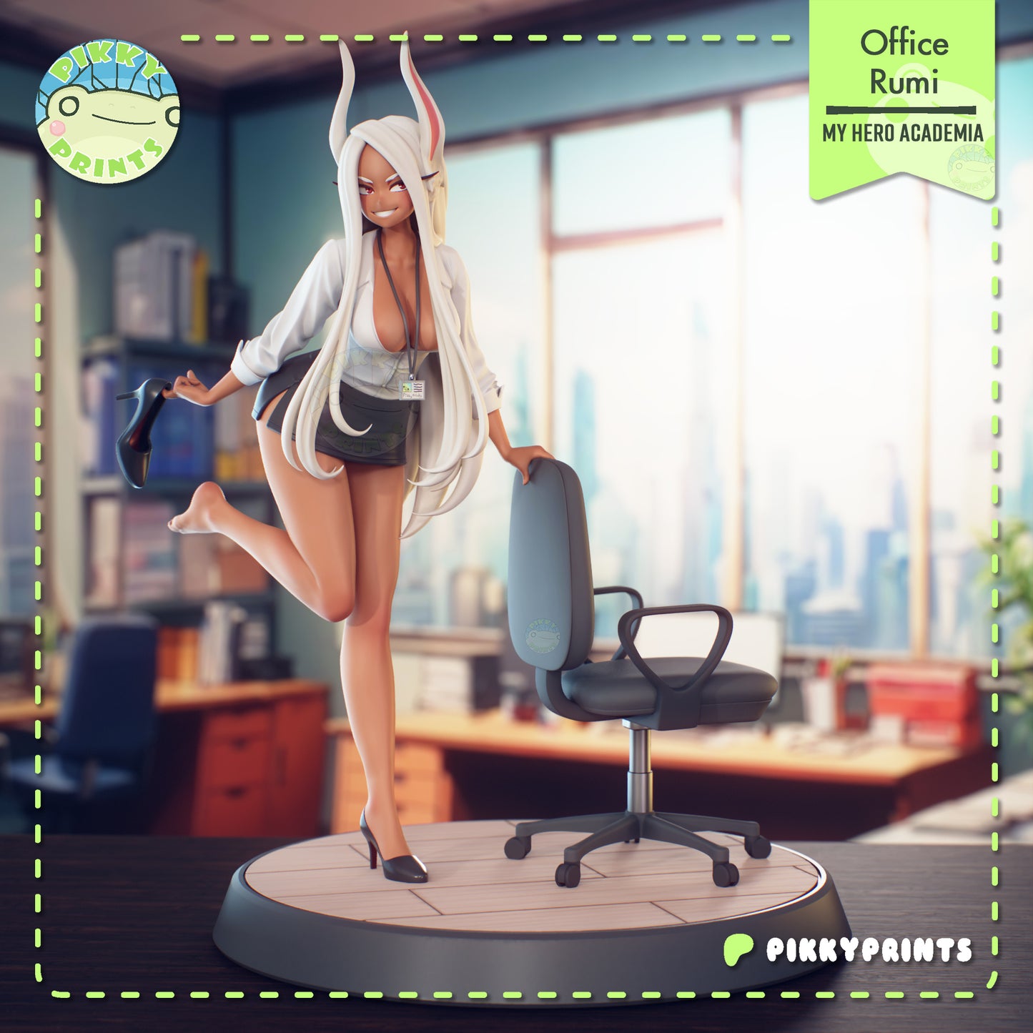 Pikky Prints Office Lady Rumi - My Hero Academia