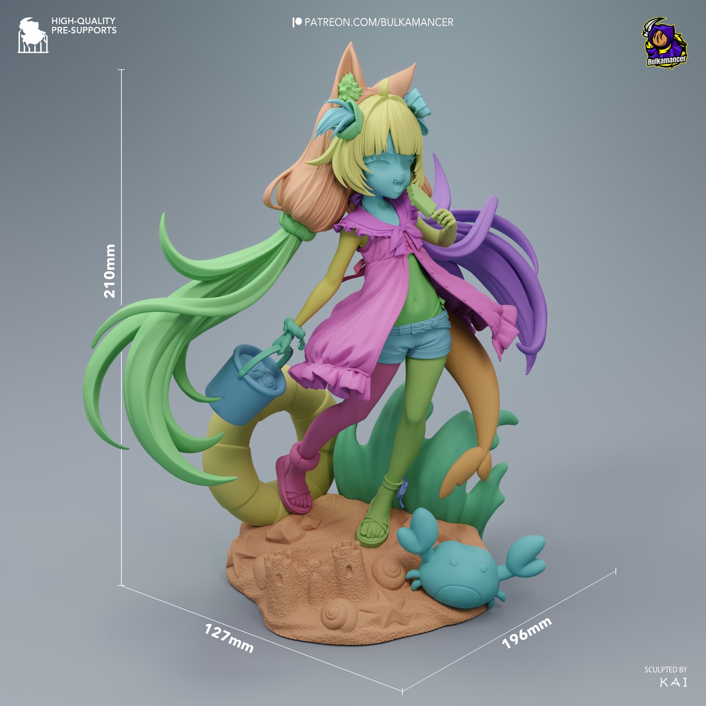 Bulkamancer Sculps Sameko Saba