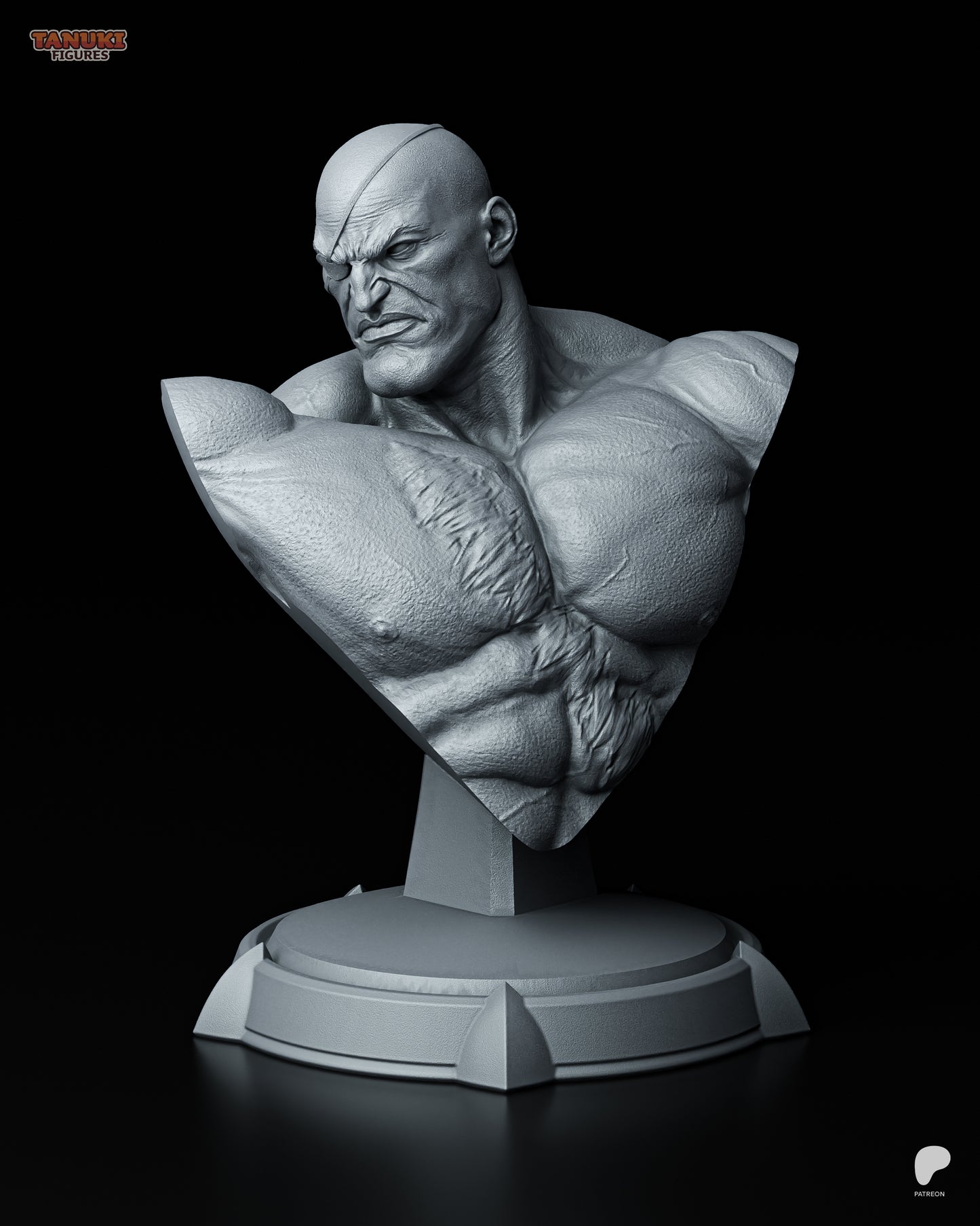 Tanuki Figures Sagat - Street Fighter