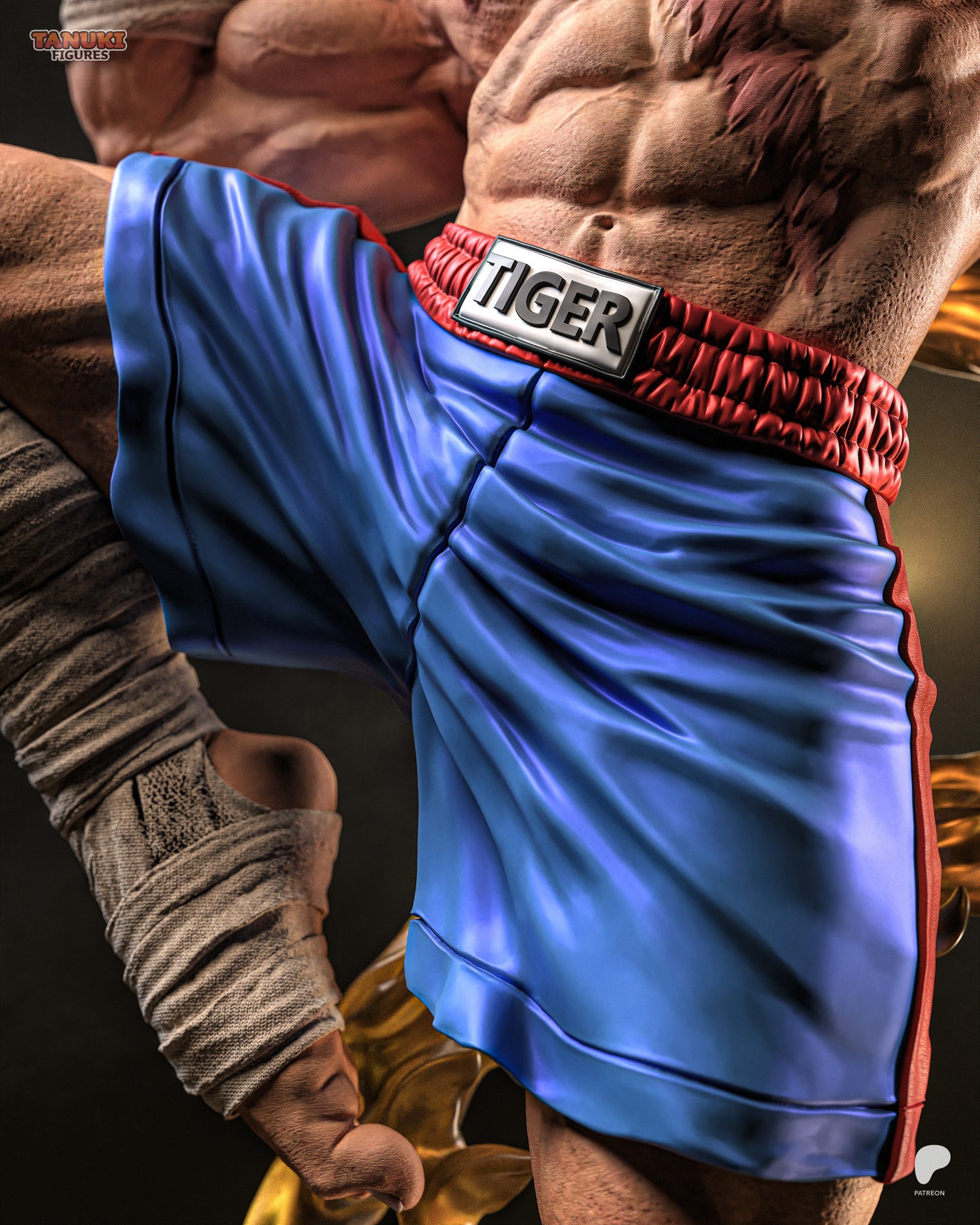 Tanuki Figures Sagat - Street Fighter