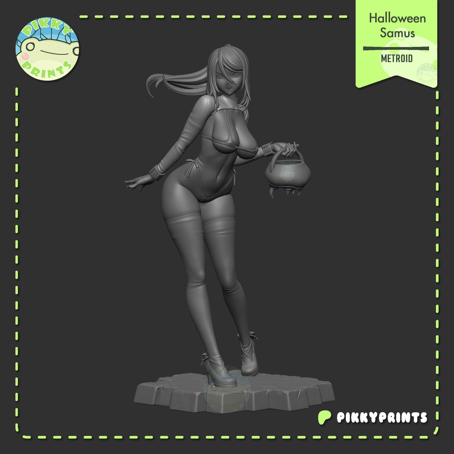 Pikky Prints Halloween Samus - Metroid