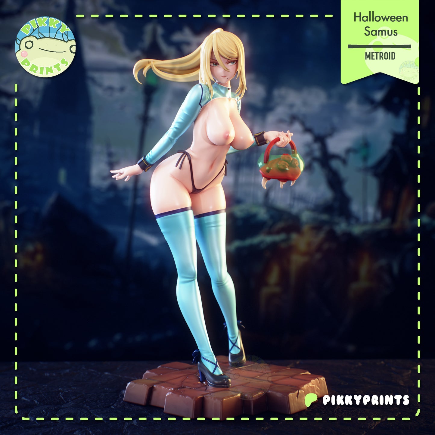 Pikky Prints Halloween Samus - Metroid