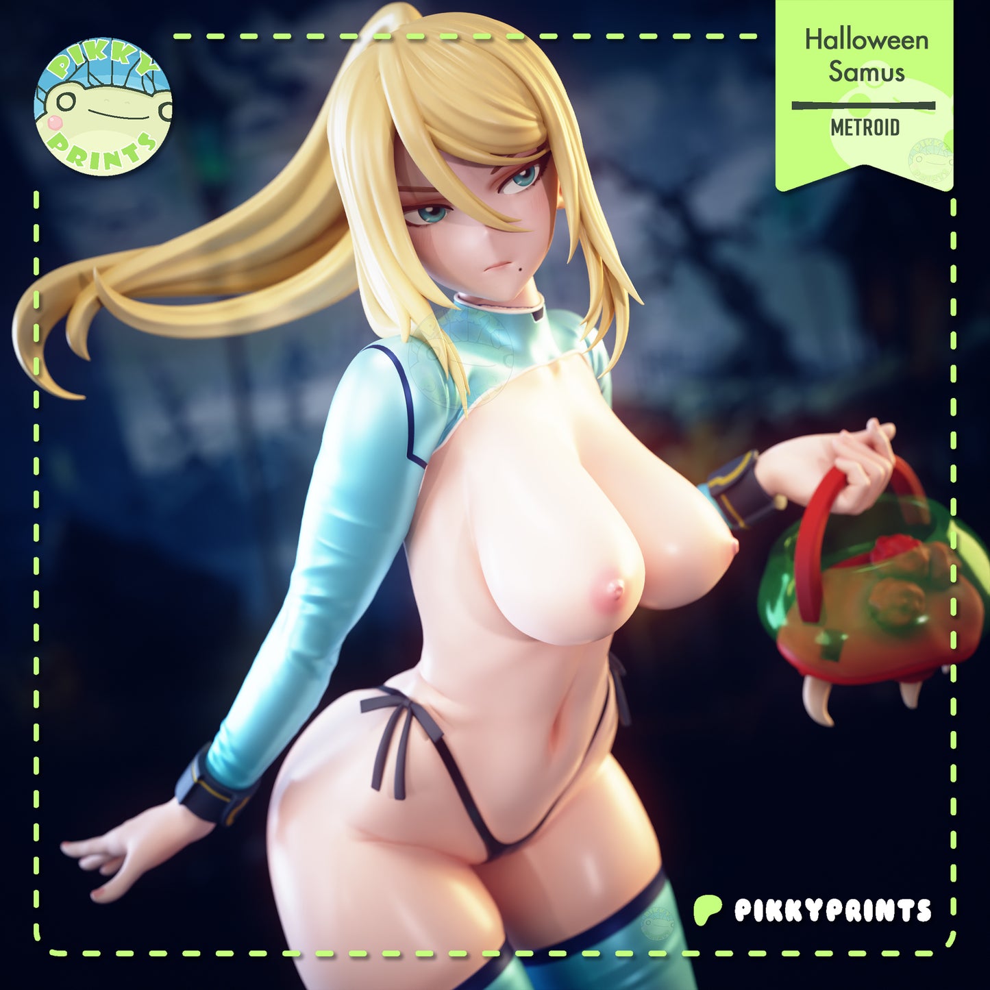 Pikky Prints Halloween Samus - Metroid