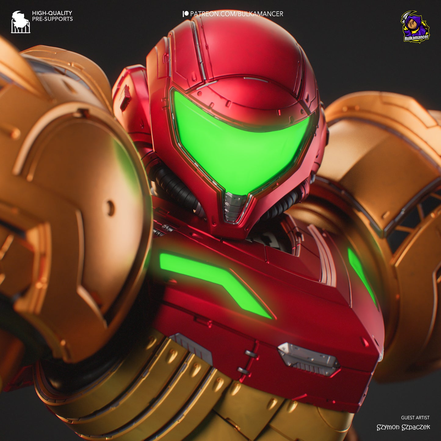 Bulkamancer Sculps Samus - Metroid