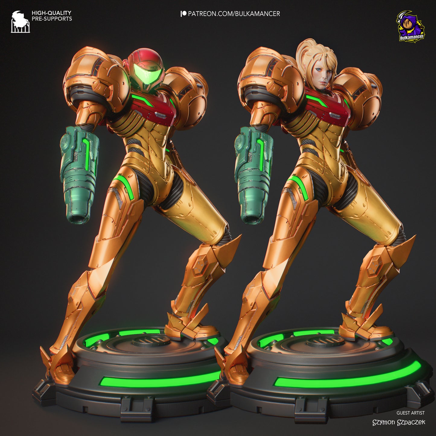 Bulkamancer Sculps Samus - Metroid