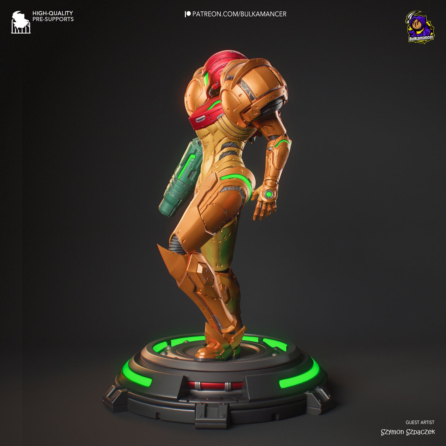 Bulkamancer Sculps Samus - Metroid