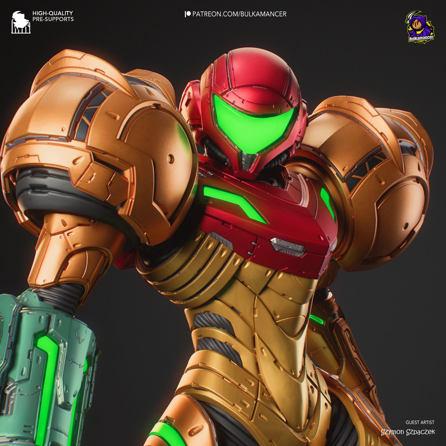 Bulkamancer Sculps Samus - Metroid