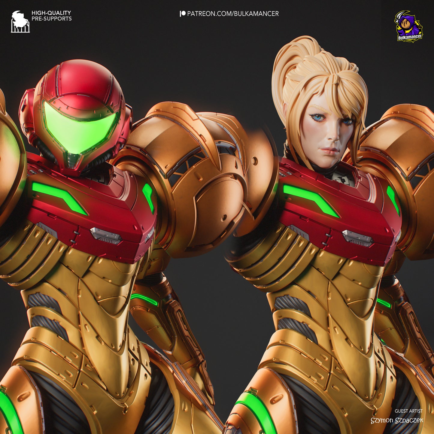 Bulkamancer Sculps Samus - Metroid