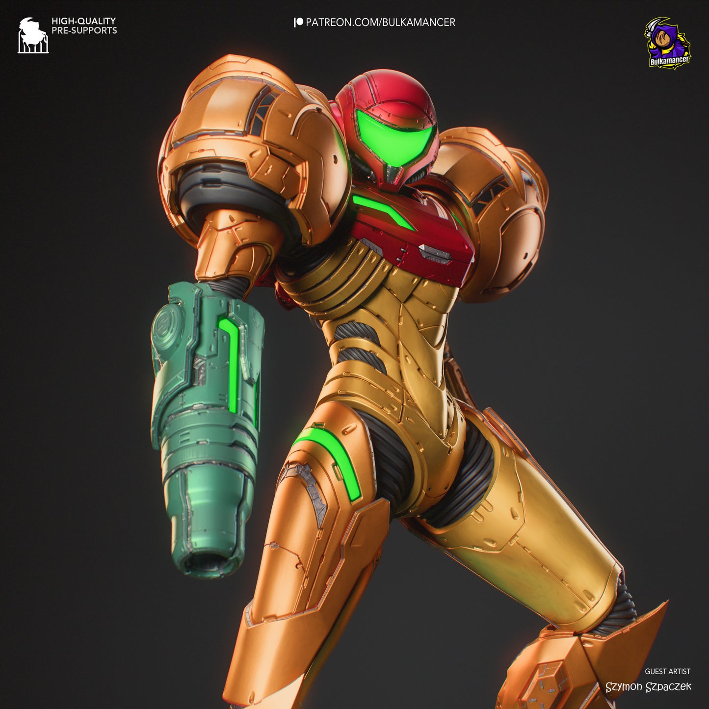 Bulkamancer Sculps Samus - Metroid