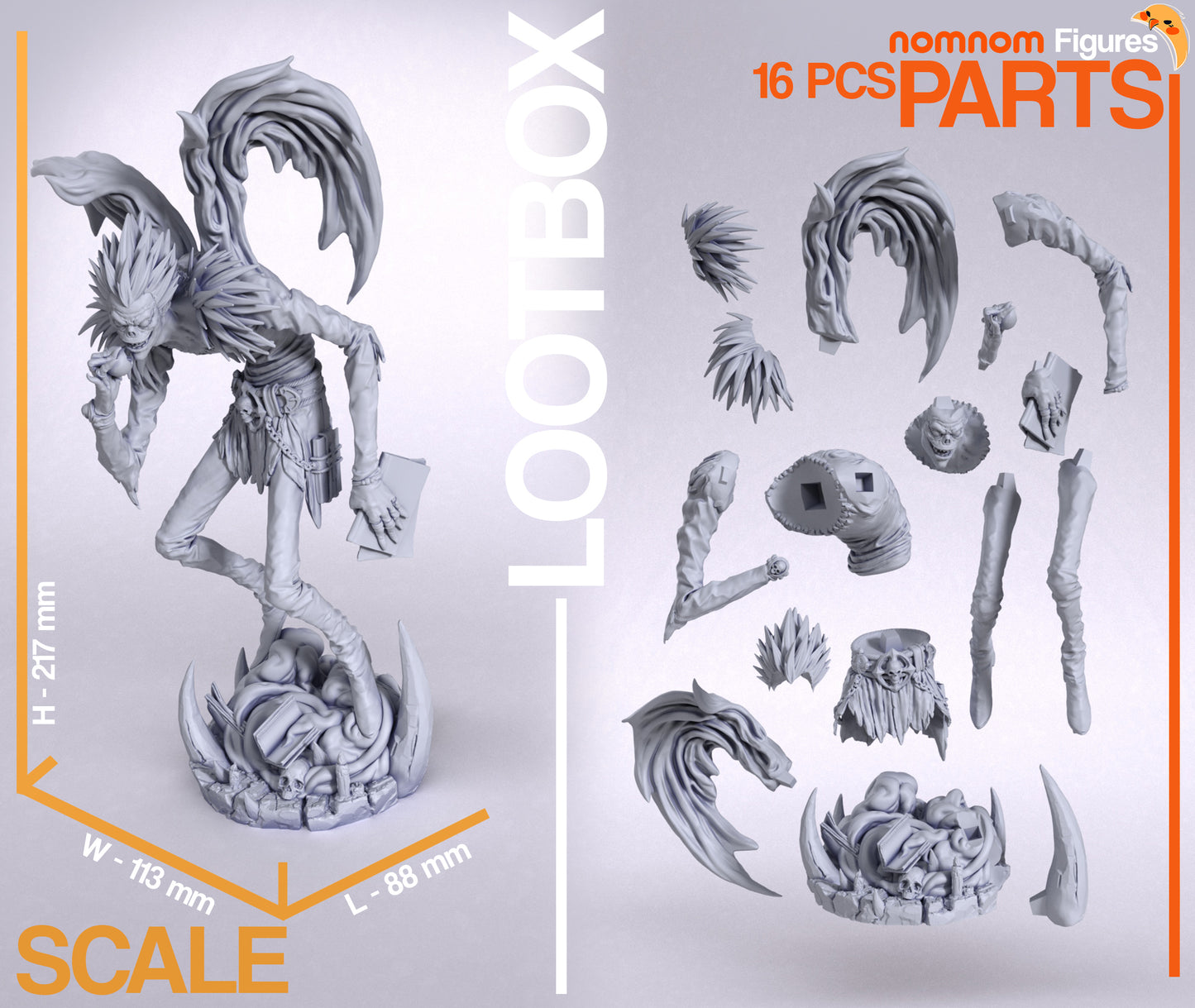 Nomnom Figures Ryuk - Deathnote