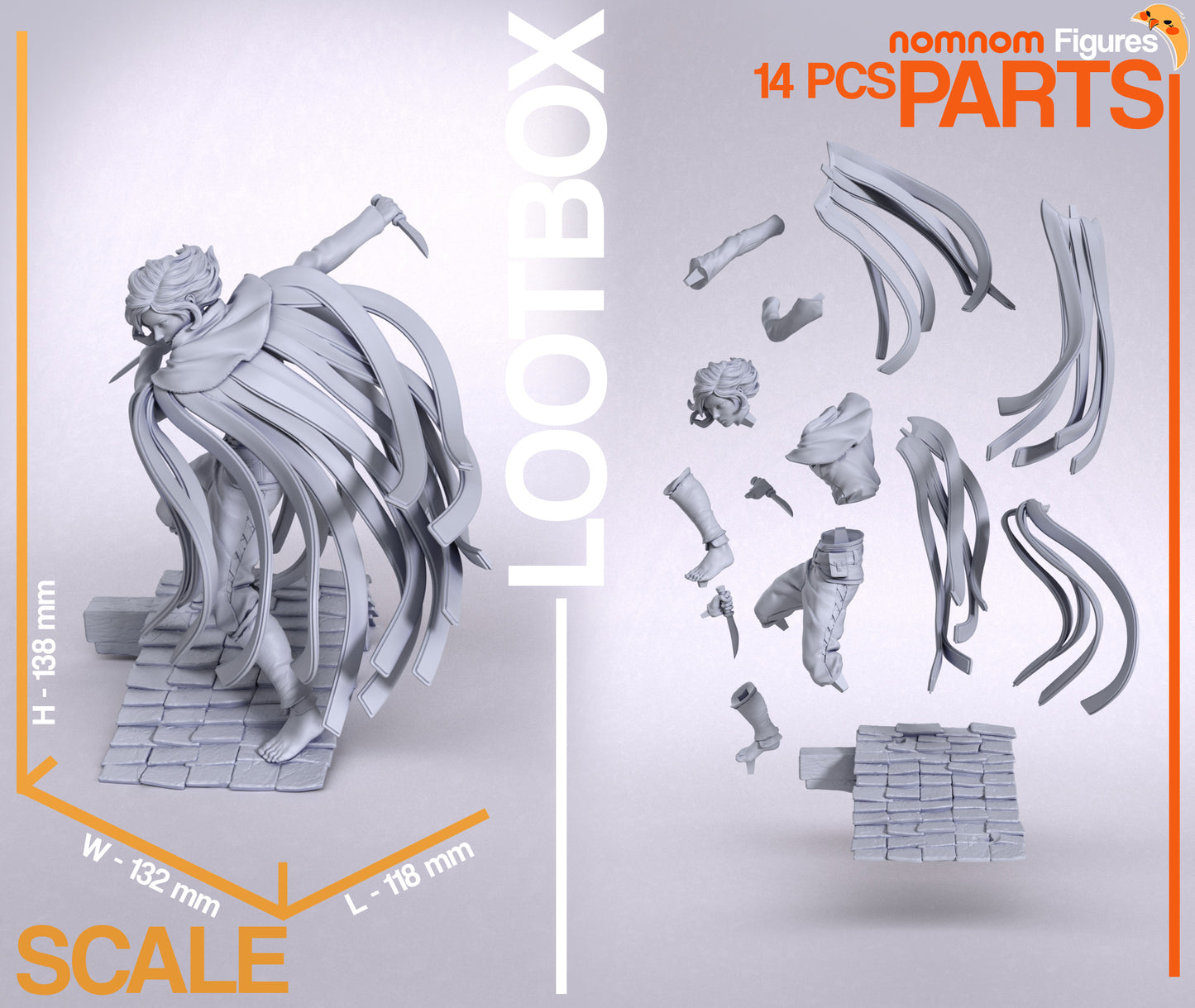 Nomnom Figures Vin - Mistborn