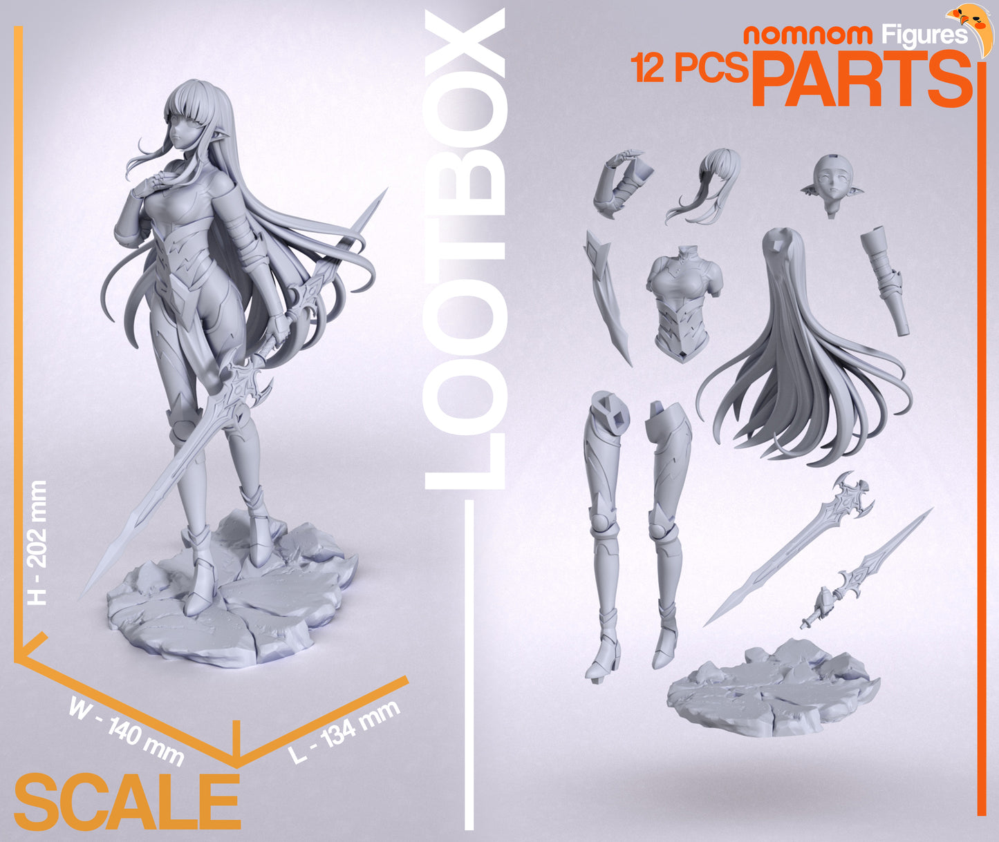 Nomnom Figures Esil Radiru - Solo Leveling