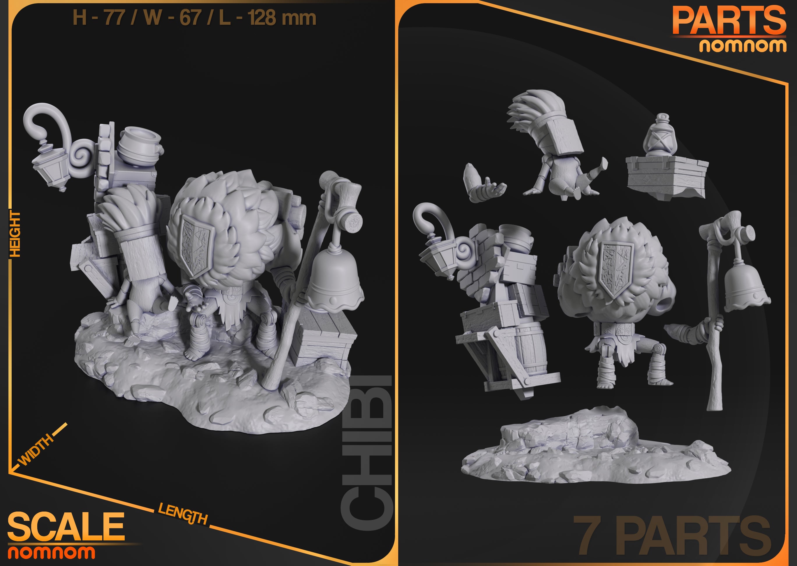 Nomnom Figures Noco - Clair Obscure Expedition 33 – Black Tails