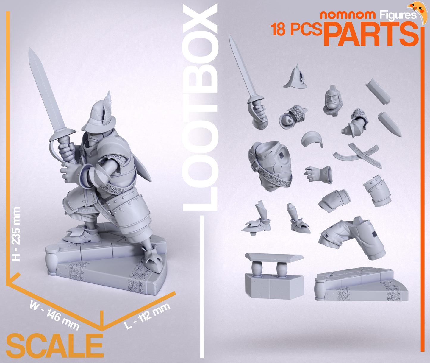 Nomnom Figures Steiner - Final Fantasy IX