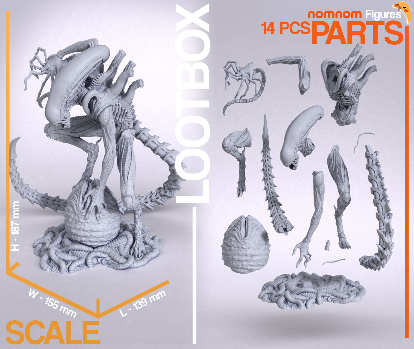 Nomnom Figures Xenomorph