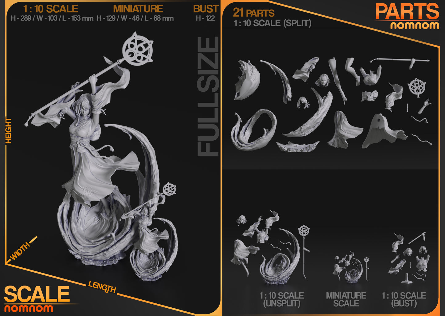 Nomnom Figures Yuna - Final Fantasy X