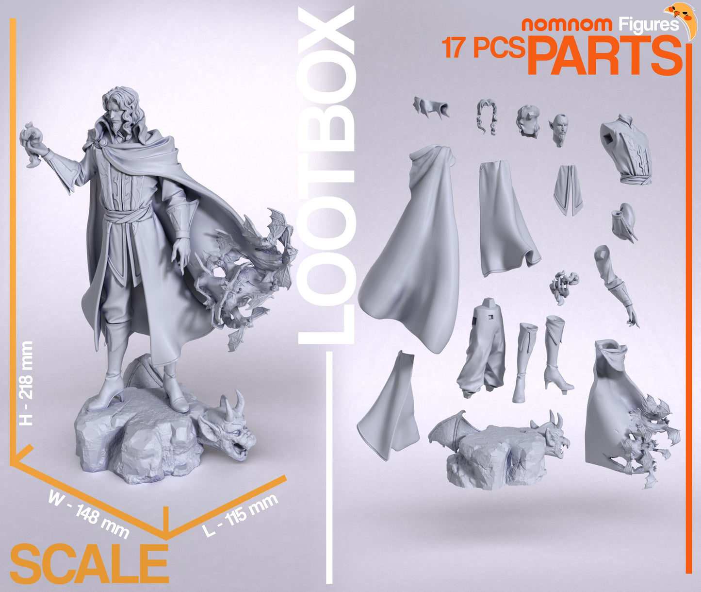 Nomnom Figures  Dracula - Castlevania