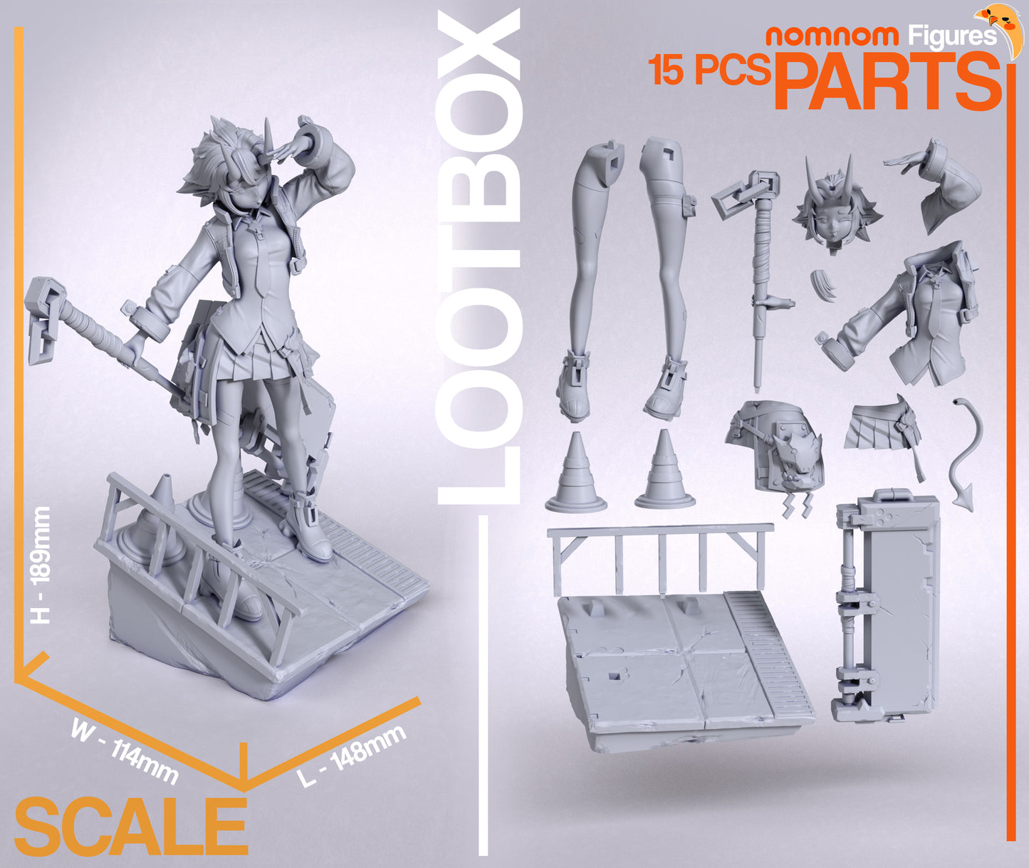 Nomnom Figures Soukaku -Zenless Zone Zero