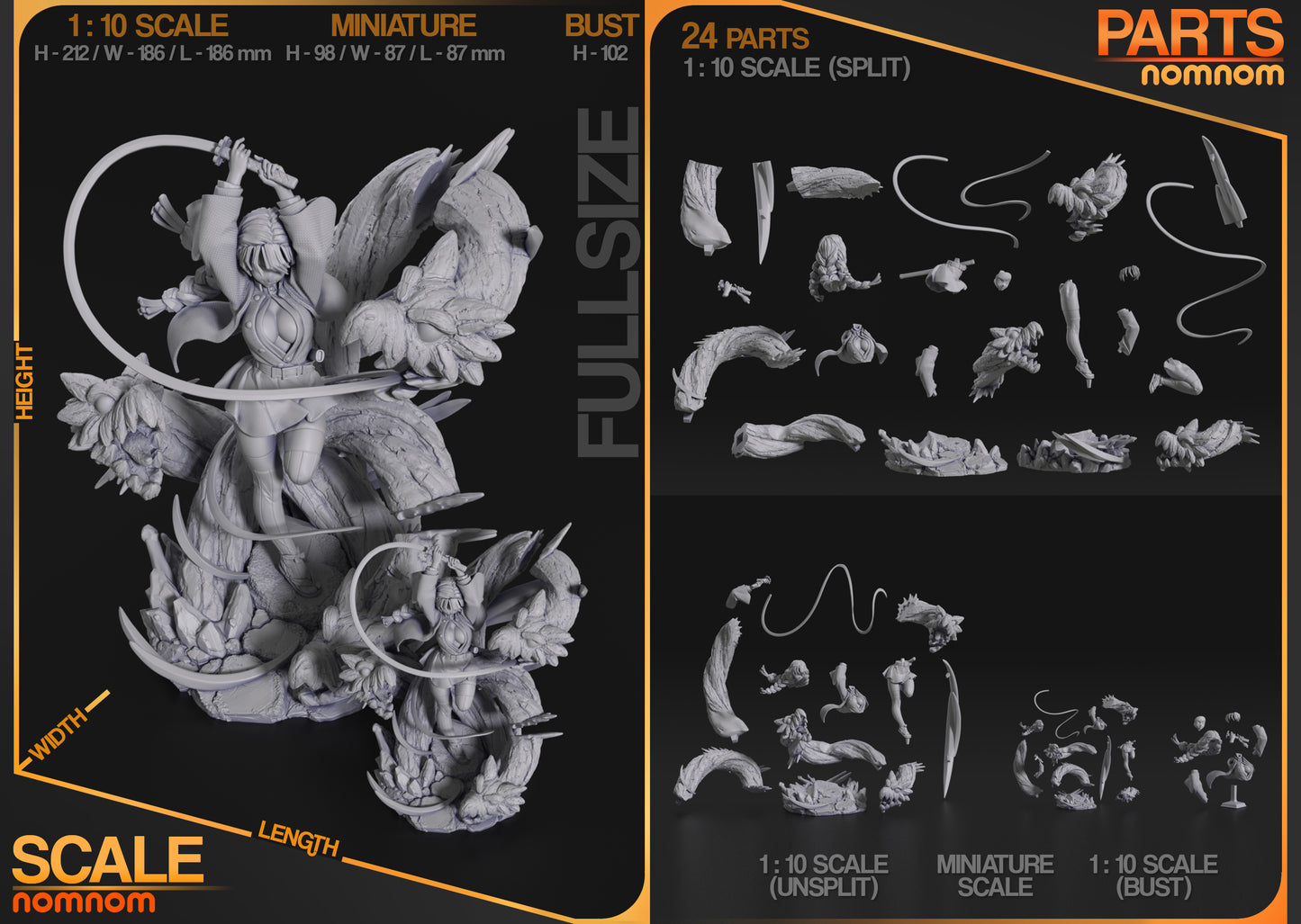 Nomnom Figures Mitsuri - Demon Slayer