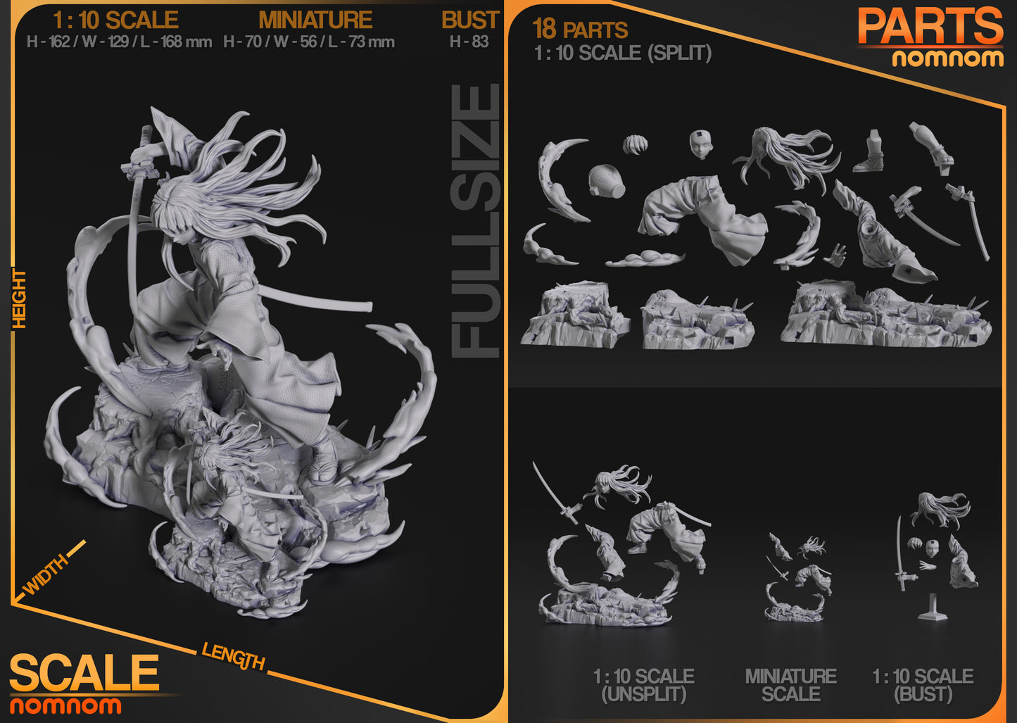 Nomnom Figures Muichiro - Demon Slayer