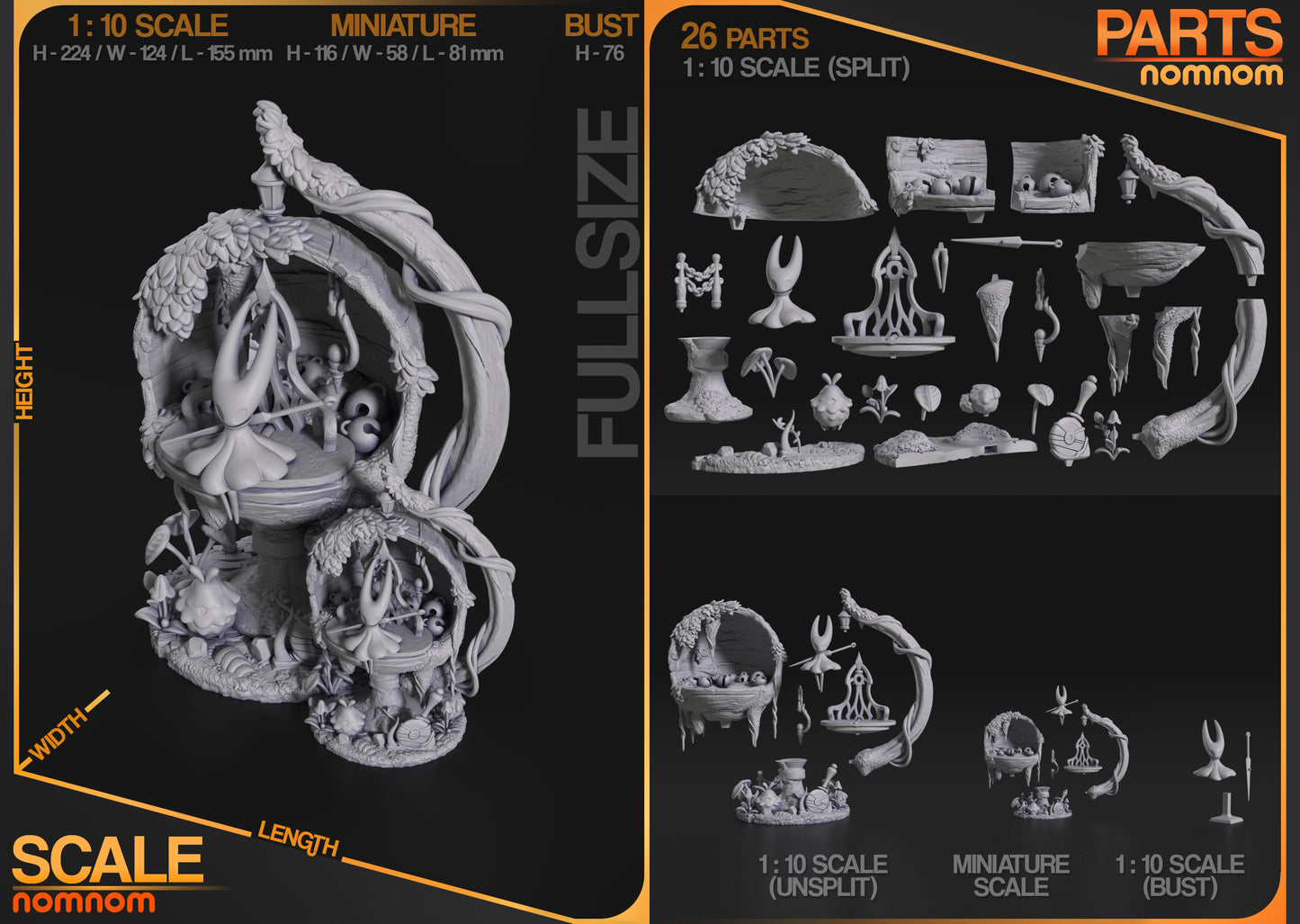 Nomnom Figures Hornet - Hollow Knight