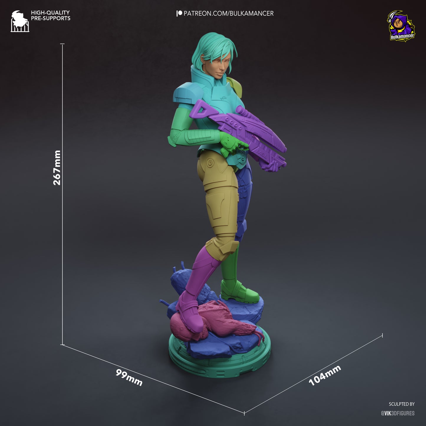 Bulkamancer Sculps Shepard - Mass Effect