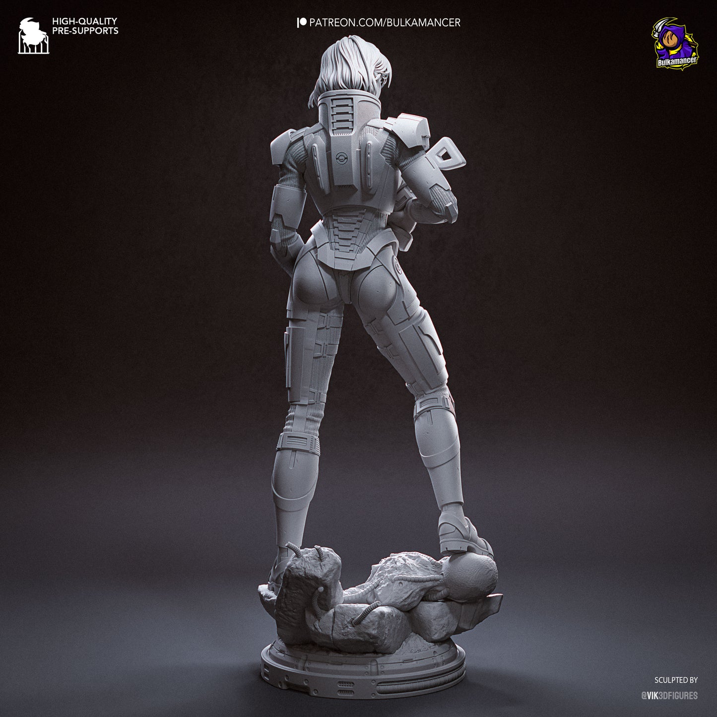 Bulkamancer Sculps Shepard - Mass Effect