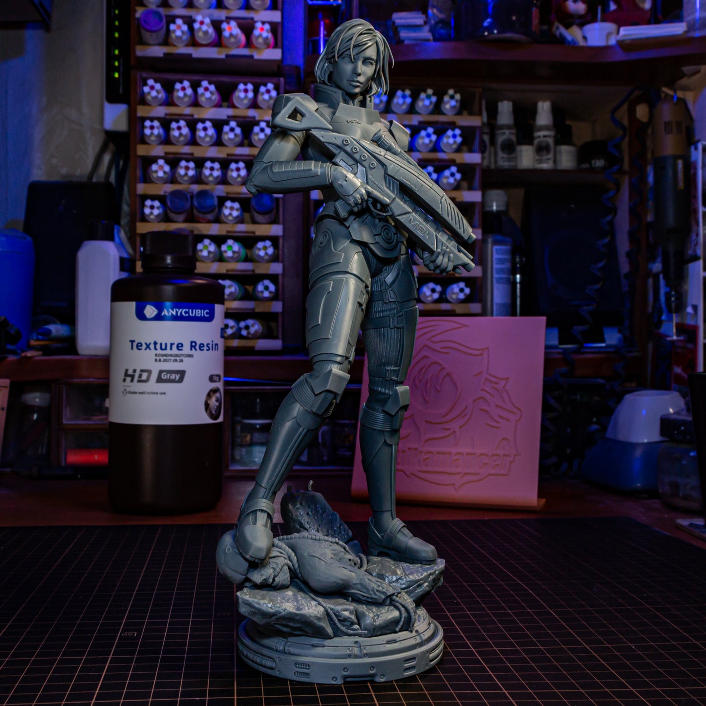 Bulkamancer Sculps Shepard - Mass Effect